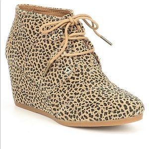 Tom’s Kala Leopard Print Bootie